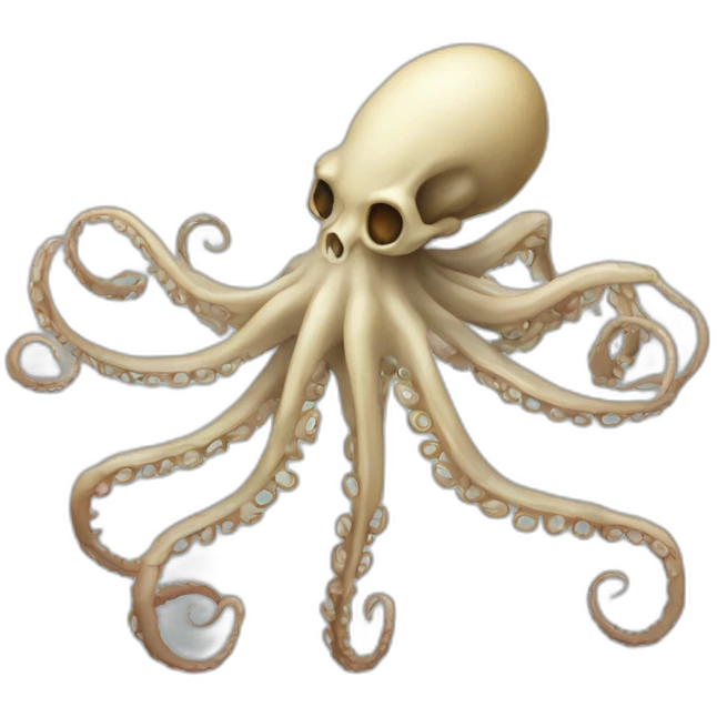 Octopus skeleton emoji