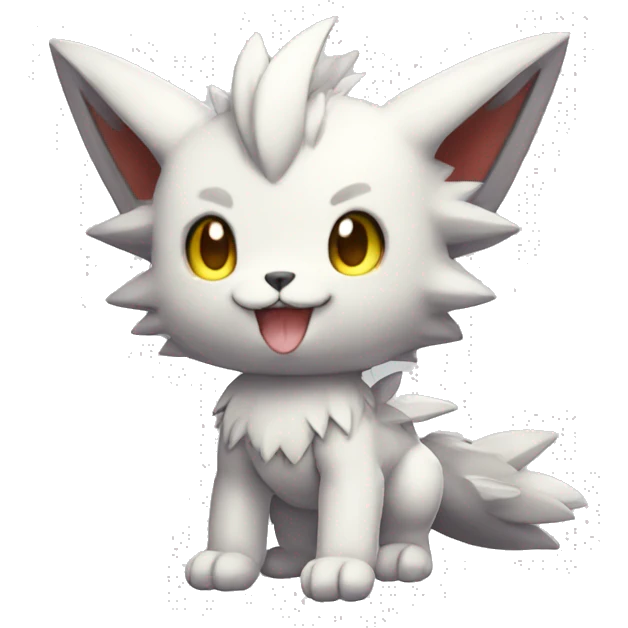 Kawaii cool Digimon-Pokémon-animal full body emoji