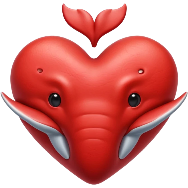 whales heart emoji