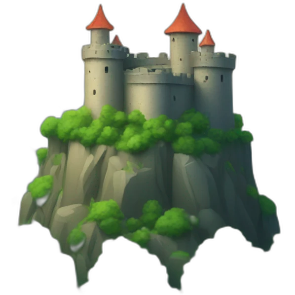Fortress in the forest emoji