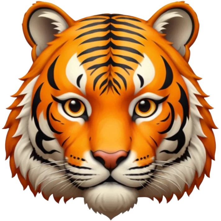 High resolution of a tigar emoji