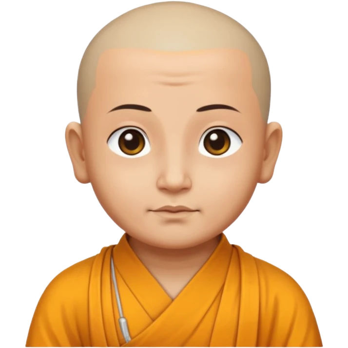 Buddha monk in meditation  emoji