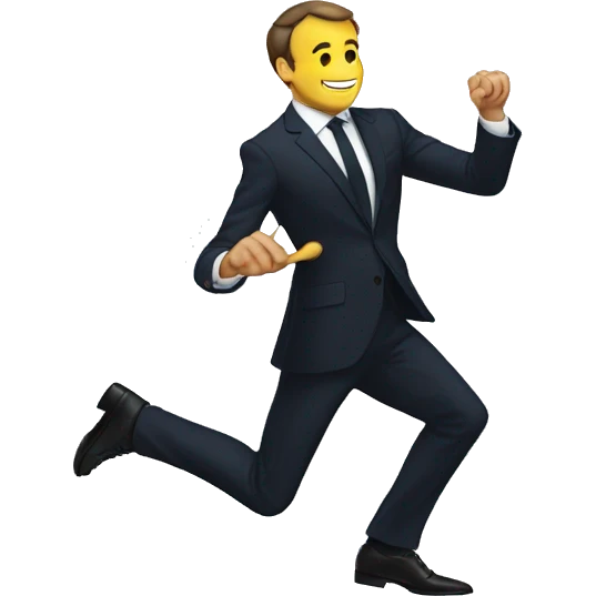 Macron qui danse emoji