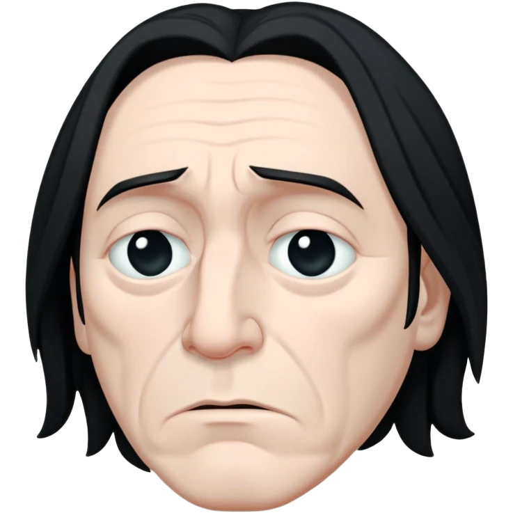 sad Severus Snape with tears emoji