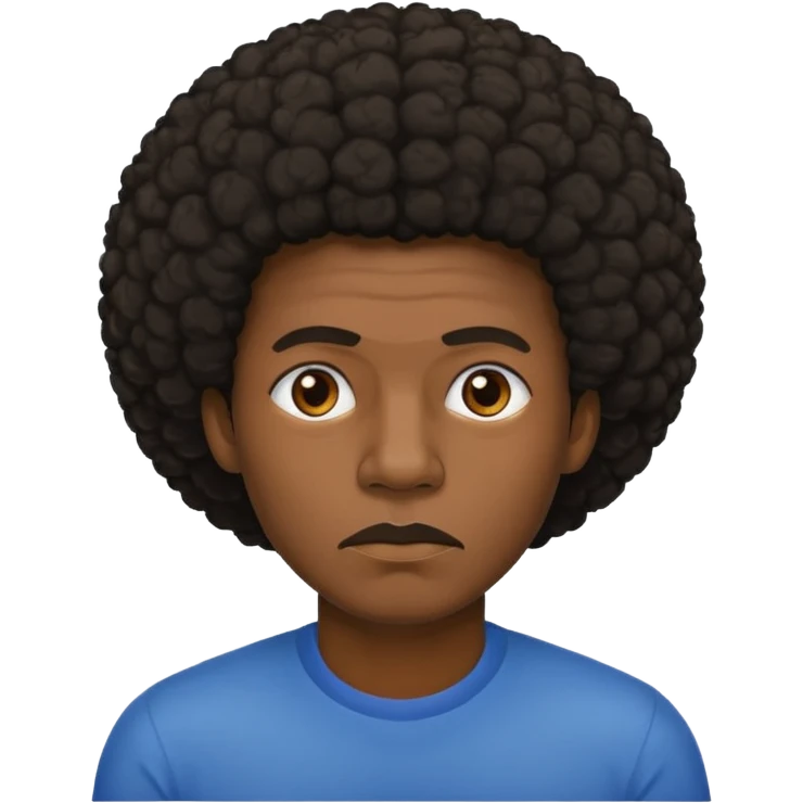 hombre afroamericano cansado   emoji