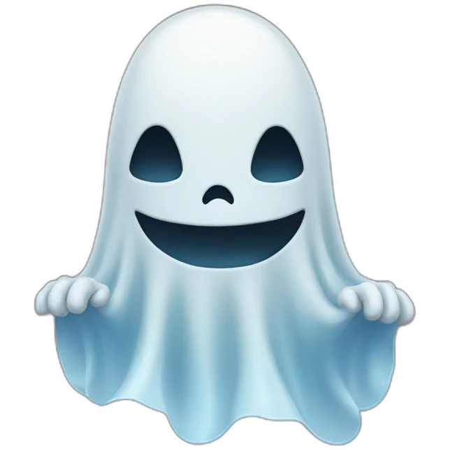 ghost with feet emoji