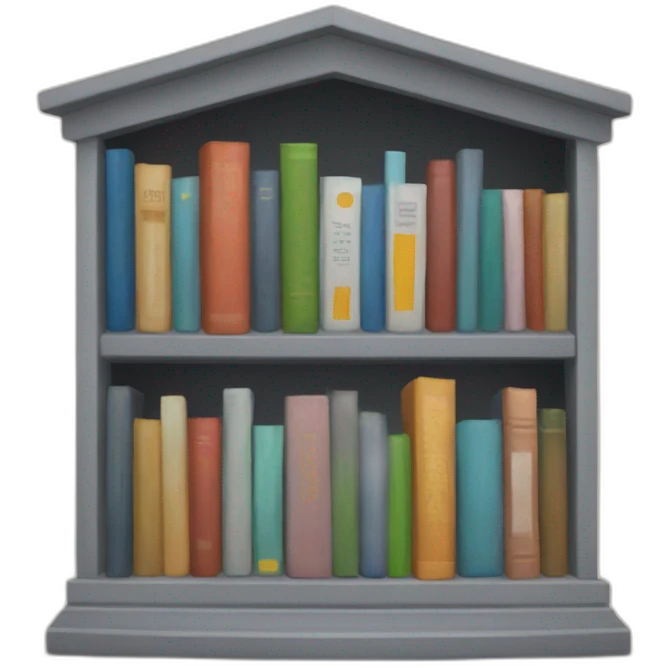 tiny library emoji