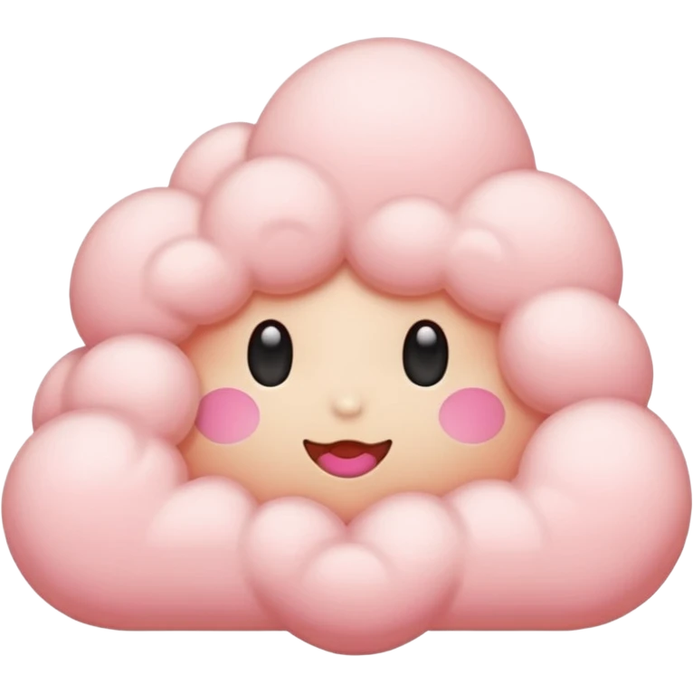 cloud peach pink emoji