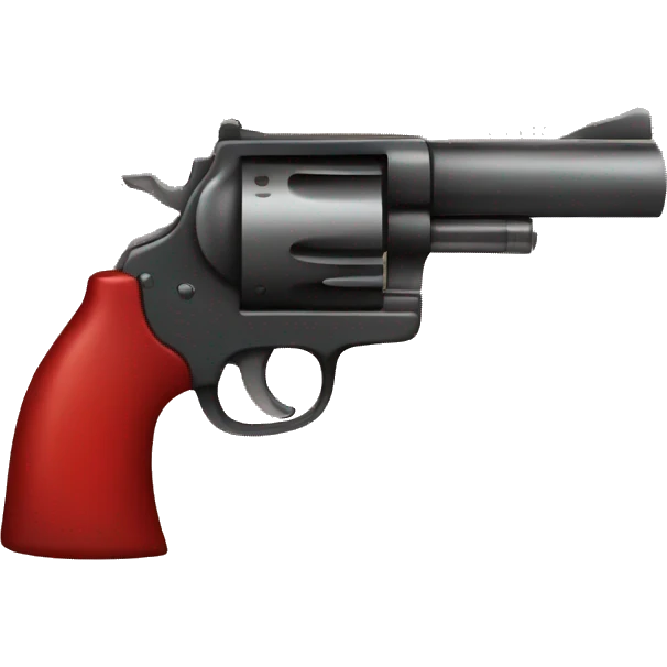 Red revolver emoji