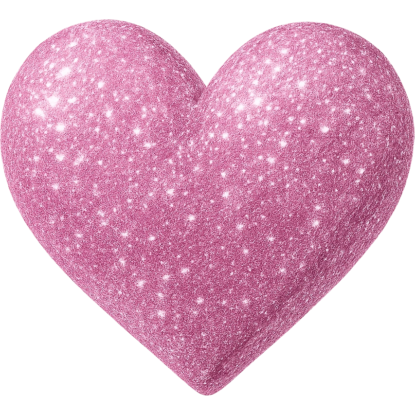 girly sparkling object, pink, shiny, glittery, no background emoji