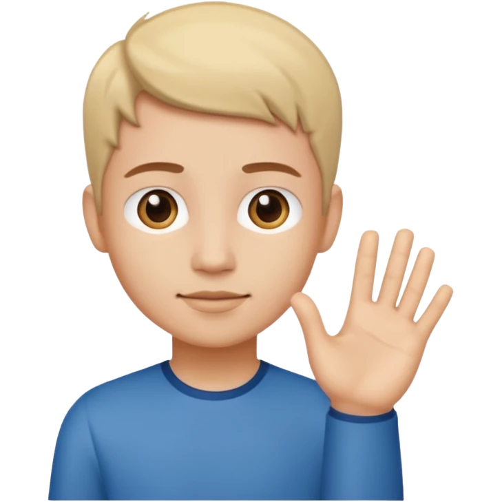 younger out with hands to the side emoji