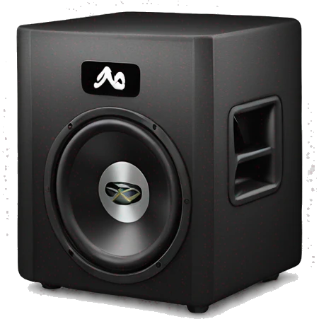 JL audio subwoofer with bow emoji