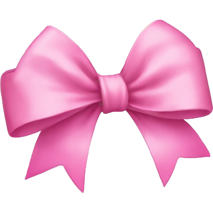 pink bow emoji