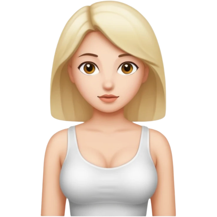 A woman's breasts emoji
