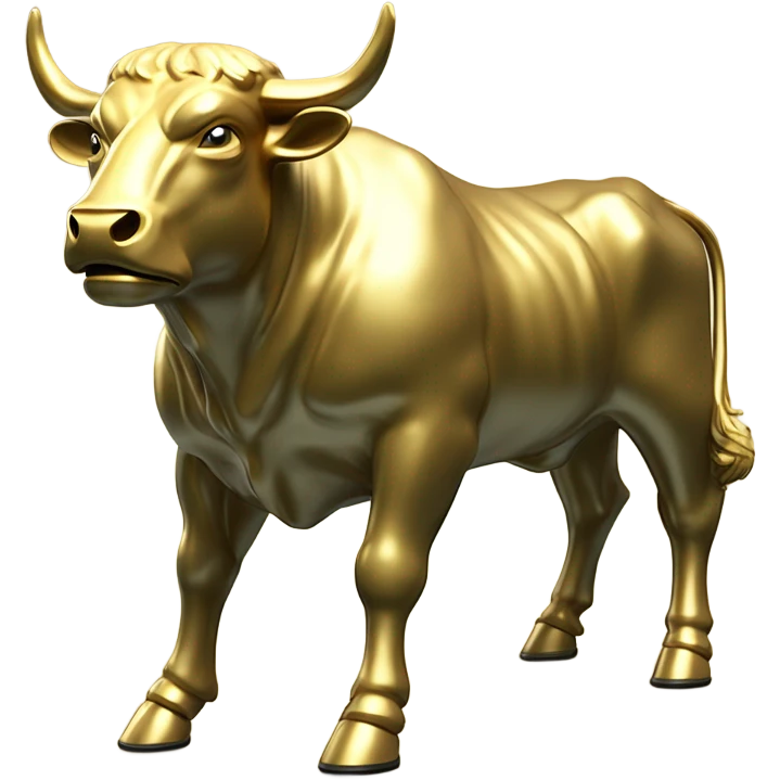 ten commandments on gold bull emoji