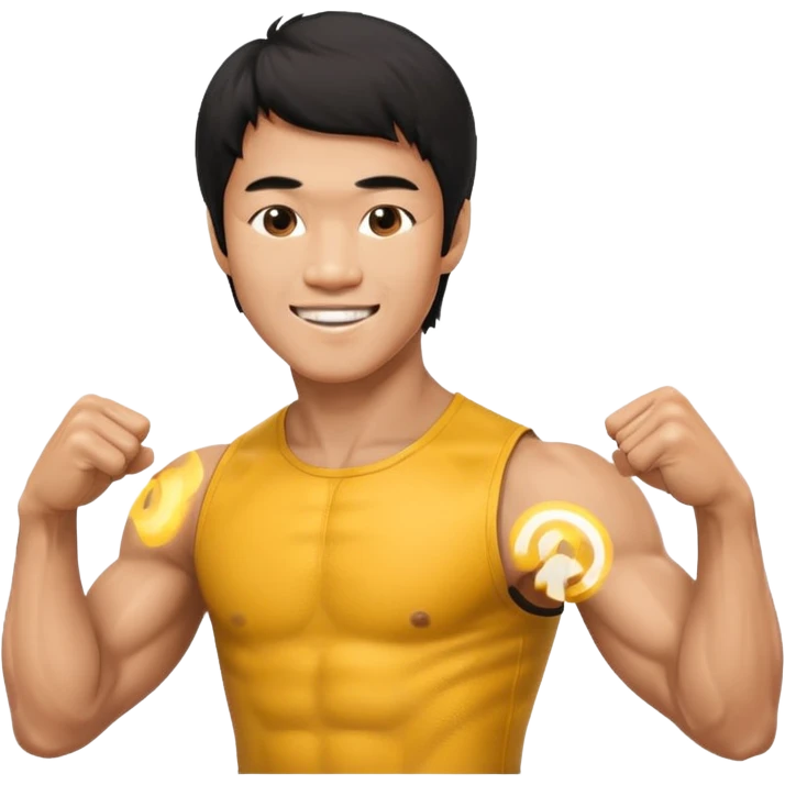 Bruce lee emoji