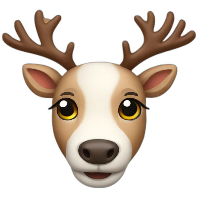 reindeer emoji