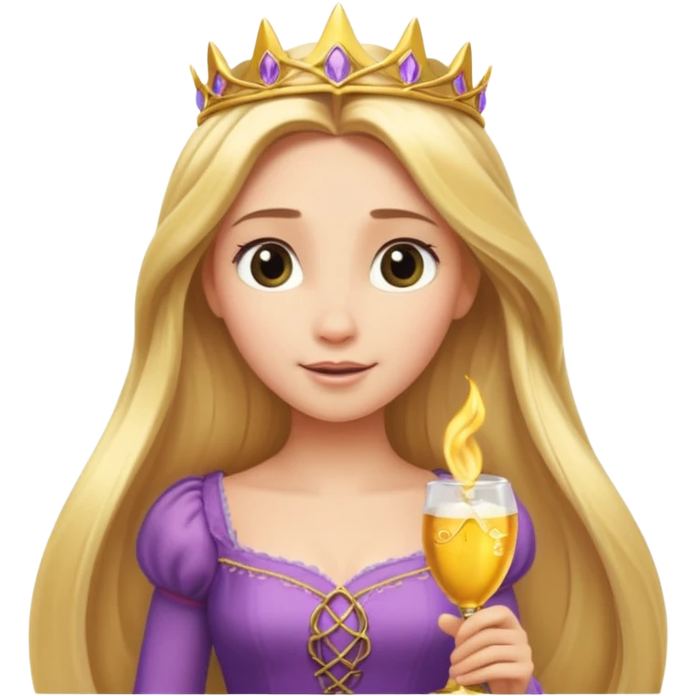 corona in stile rapunzel emoji