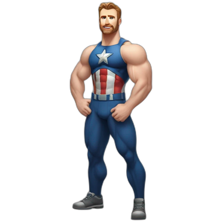 Chris Evans Bodybuilder giant emoji