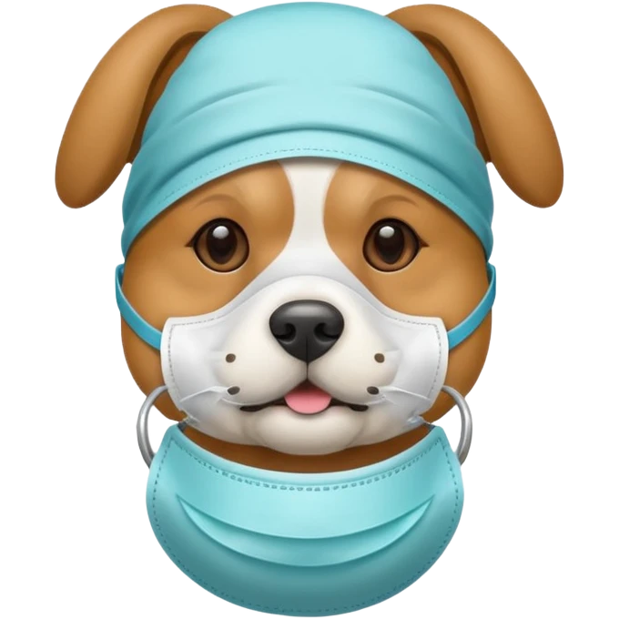 dog Wearing Medical Mask emoji