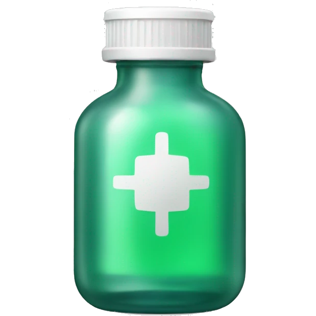 medicine bottle with liq emoji