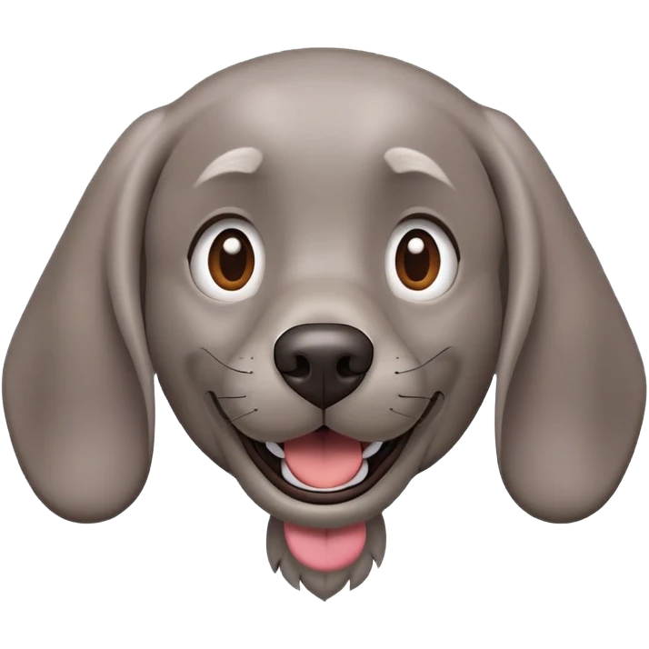 cinematic-comical-weimaraner-portrait-emoji,-head-tilted-dramatically-with-an-exaggeratedly-amused-expression,-featuring-a-vibrant-grey-fur-with-a-lively-sheen,-wide,-expressive-brown-eyes-filled-with-playful-disbelief emoji