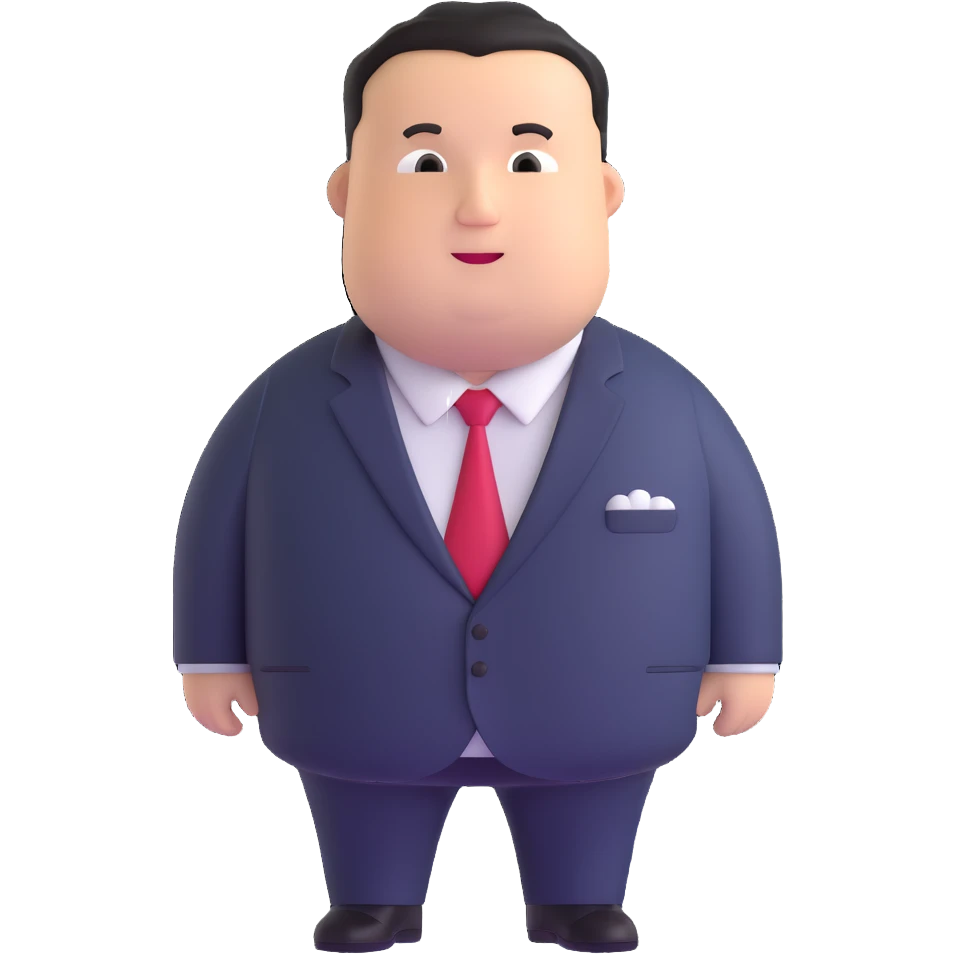 fat US official in a suit emoji