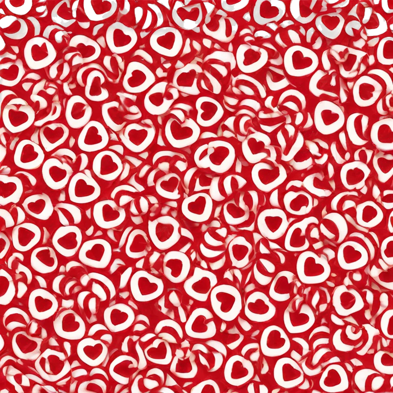 Red and white supreme logo emoji