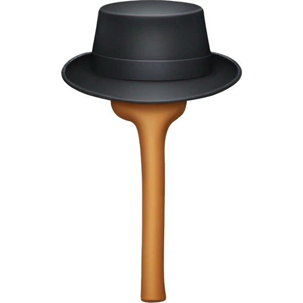 Cane con cappello a cilindro  emoji