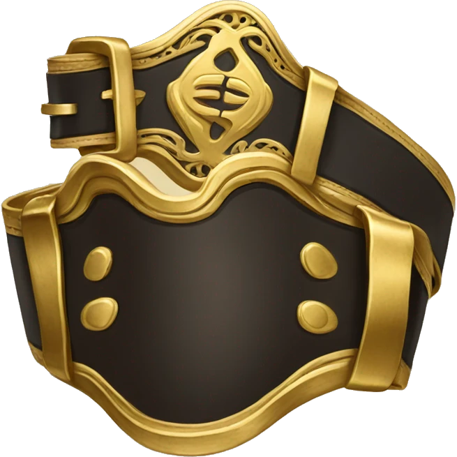 The gold belt emoji