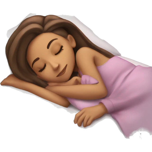 Ariana Grande sleeping emoji