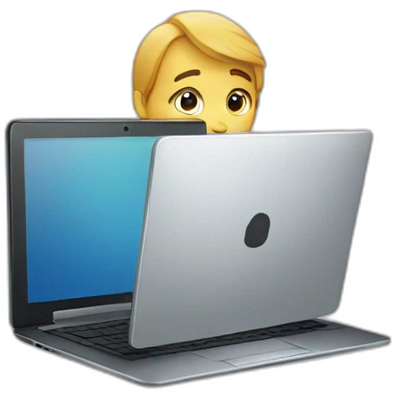 tecnico con una laptop emoji