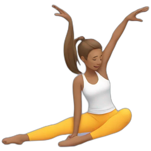 stretching emoji