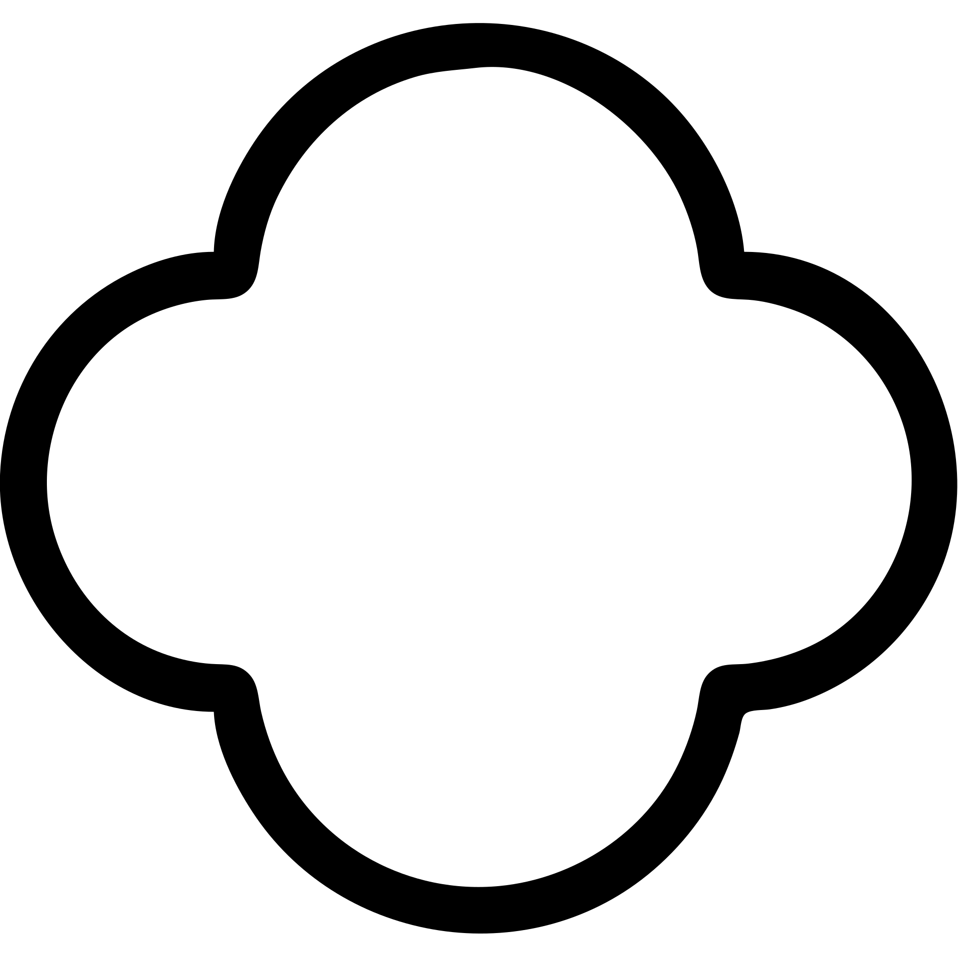 облако с 4 выступами emoji
