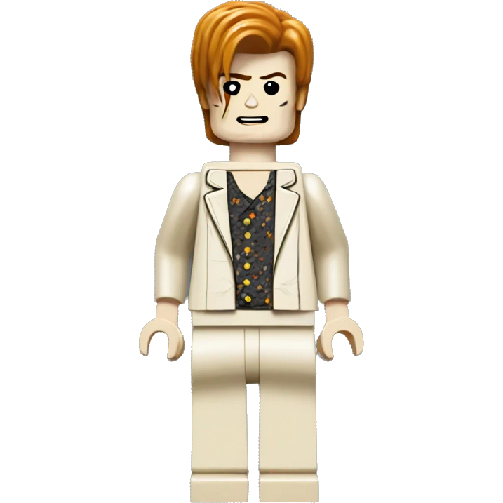 DAVID BOWIE lego full body emoji