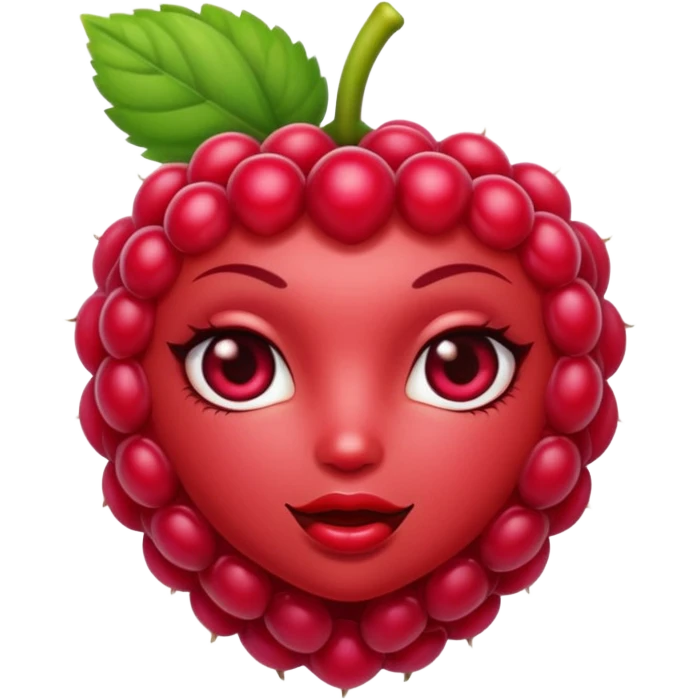 Sexy Raspberry Character emoji
