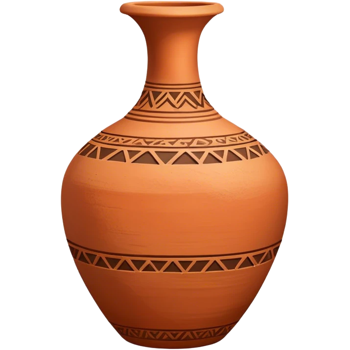 Terracotta vase emoji