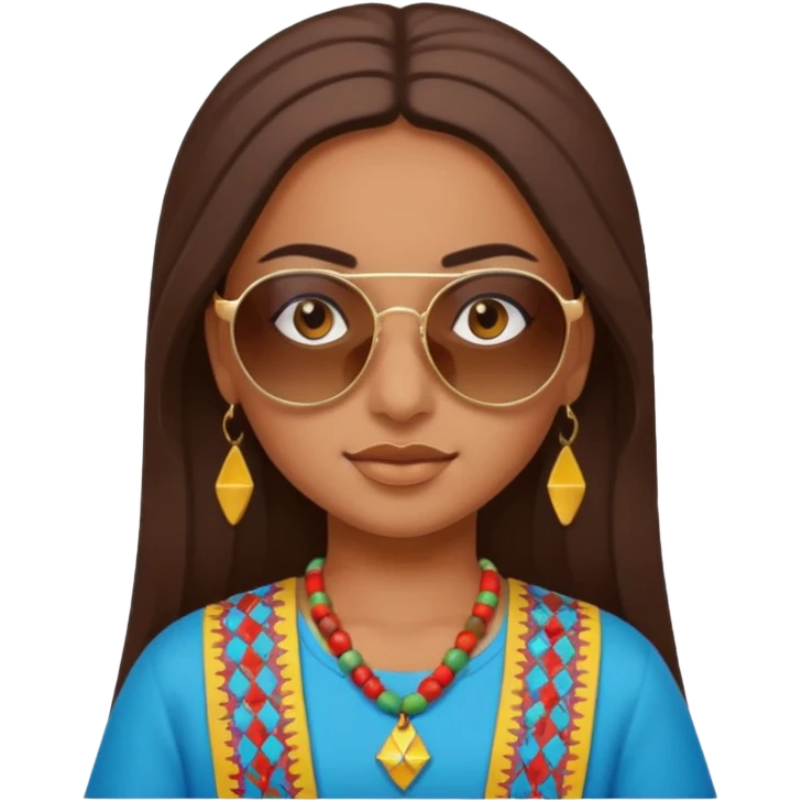 Emoji morrocan amazigh fille emoji
