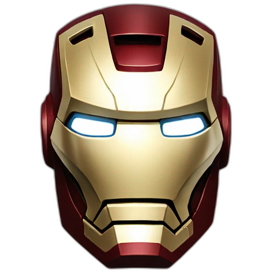 iron man, face emoji