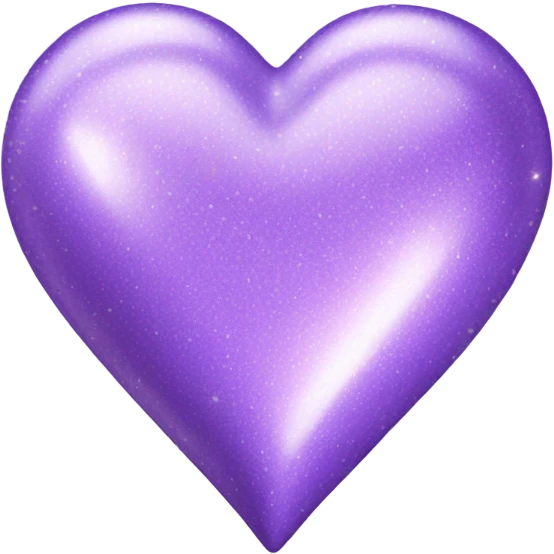 Sparkly lavender hearts emoji