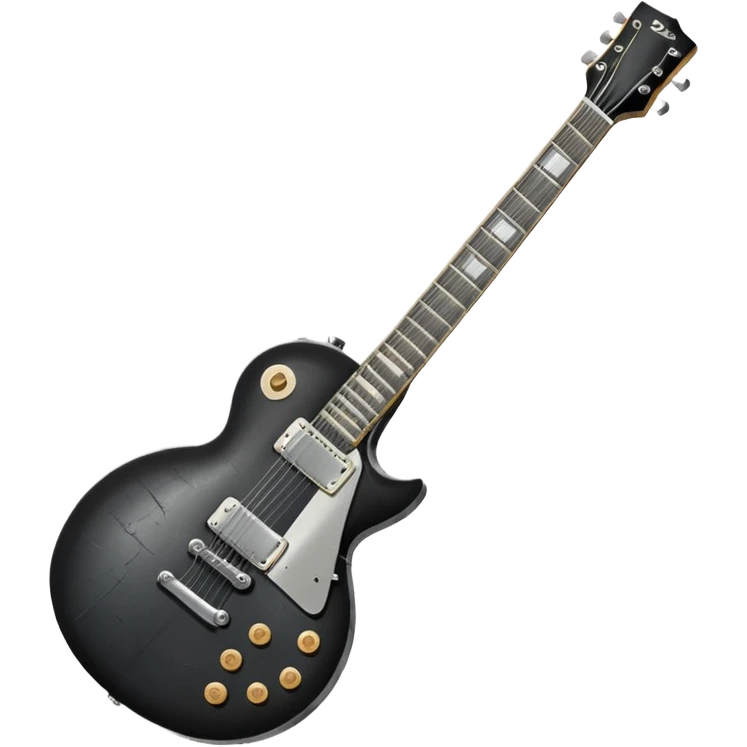 metal punk les paul guitar emoji
