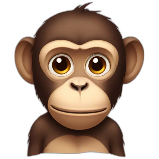 Sad monkey emoji