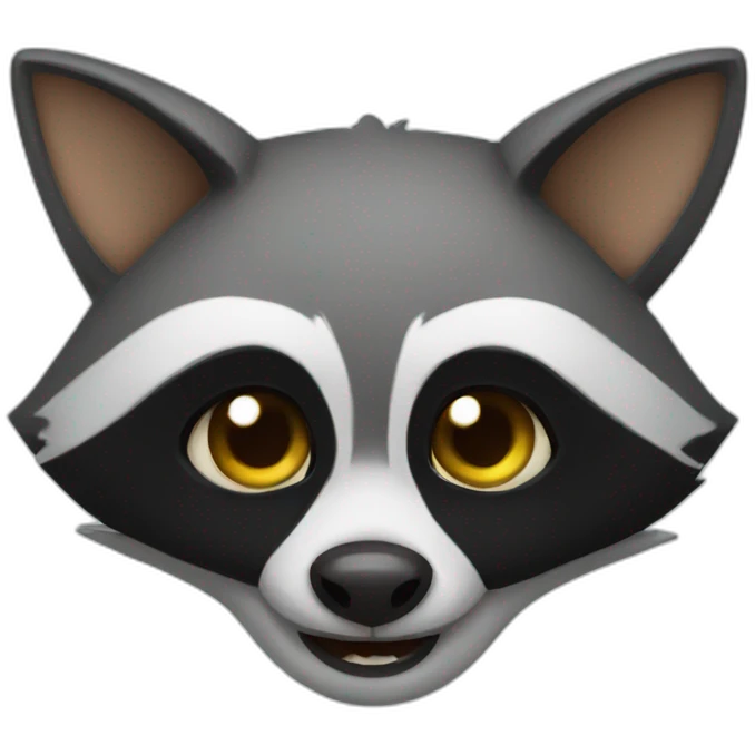 bat raccoon emoji