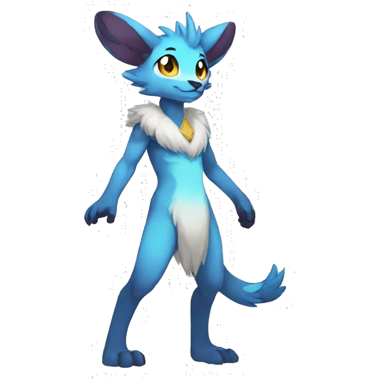 Anthro Sona Fakemon Full Body emoji