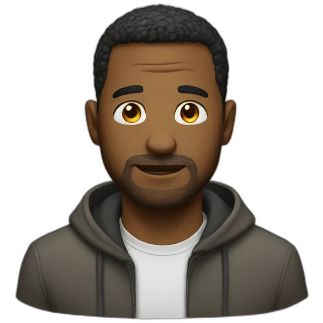 man with meme emoji