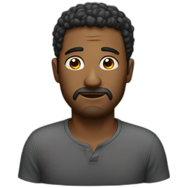Man that lost something emoji