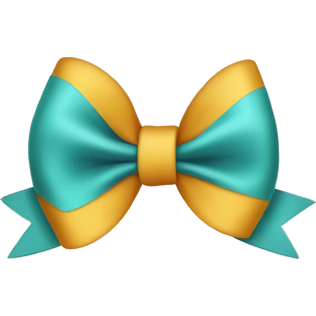 cute bow emoji