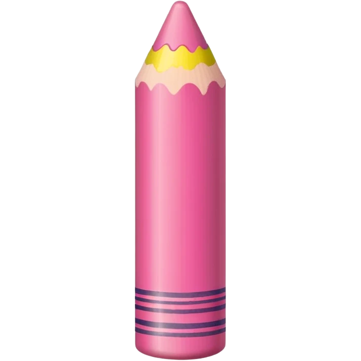 Pink crayola crayon 🖍️  emoji