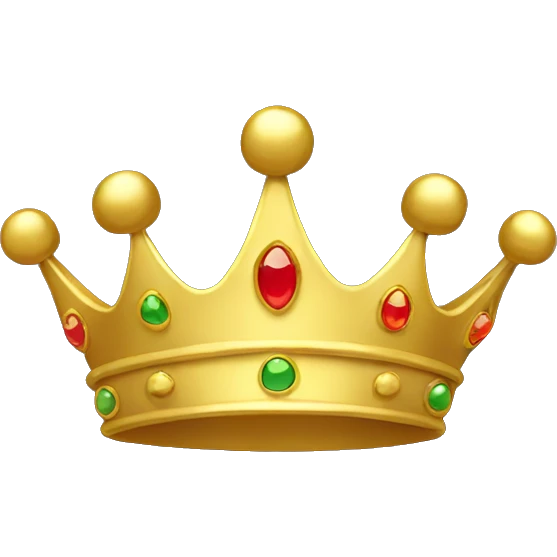 gold crown emoji