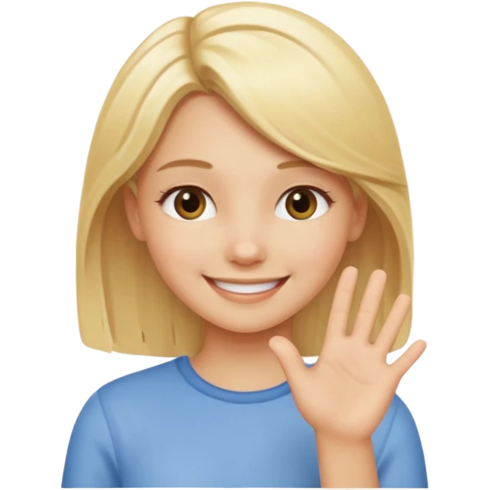 fingermouthing el gesto que es tan viral ahora en tik tok que le haga una chica rubia emoji